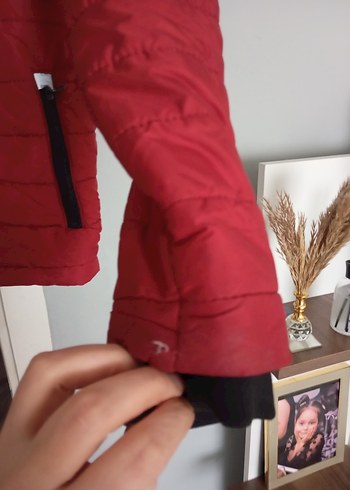 Kırmızı Fermuarlı Erkek Çocuk Mont - Görsel 3