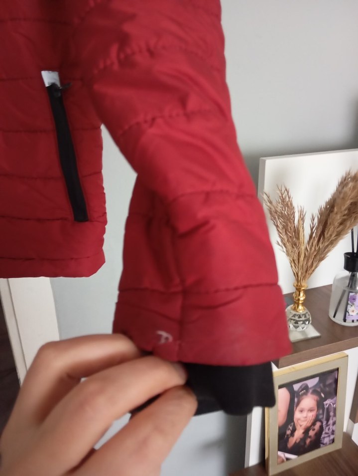 Kırmızı Fermuarlı Erkek Çocuk Mont - Görsel 3