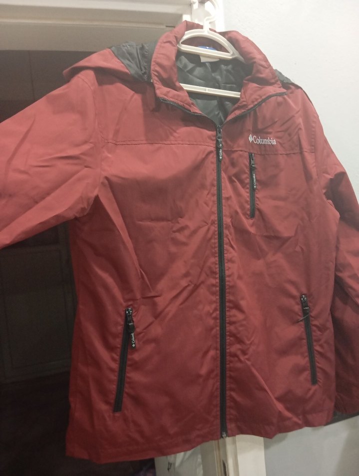 Columbia Bordo Fermuarlı Erkek Ceket - Görsel 2