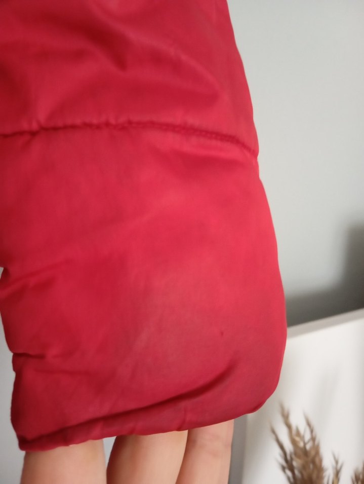 Kız Çocuk Parlak Pembe Fermuarlı Mont - Görsel 4