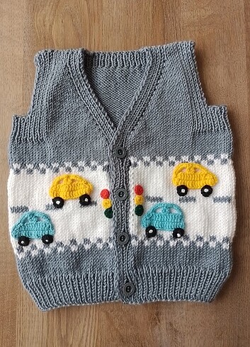 Erkek bebek yelek 