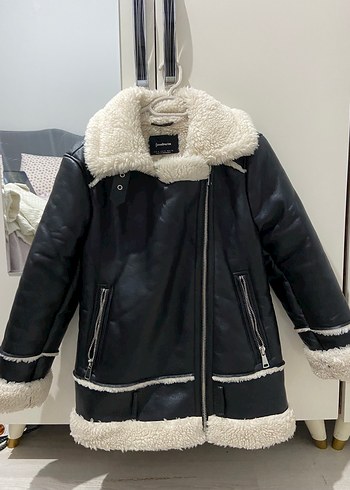 36 Beden Stradivarius biker mont
