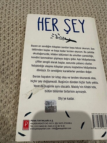  Beden Her şey nicola yoon kitap