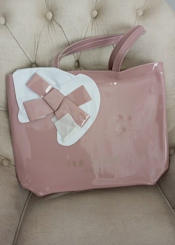 Ted Baker Pembe Fiyonk Detaylı Omuz Çantası - Görsel 7