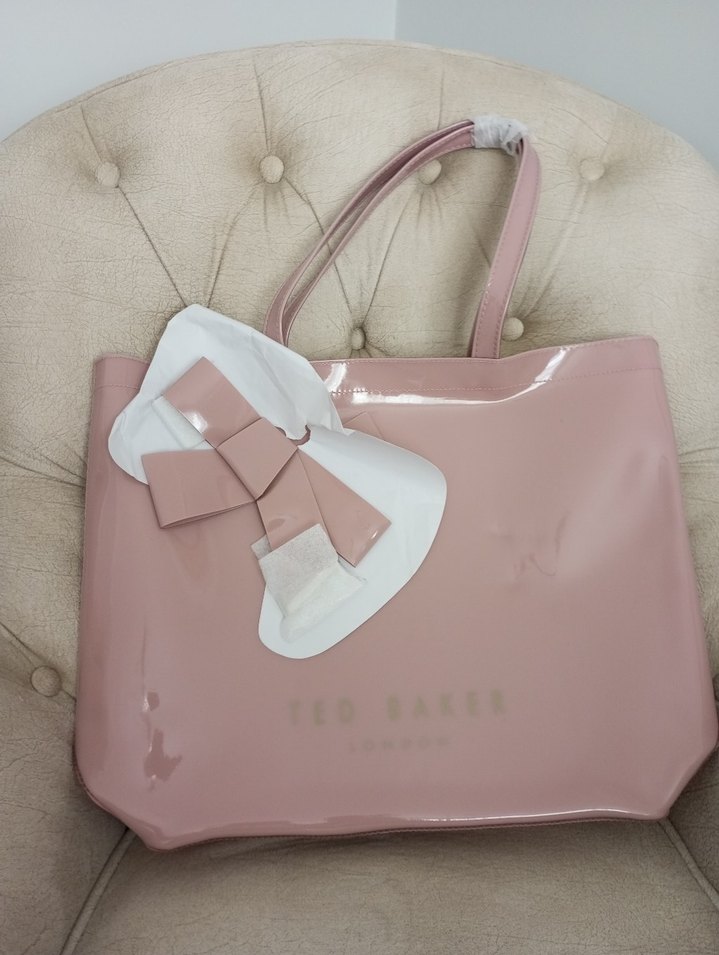 Ted Baker Pembe Fiyonk Detaylı Omuz Çantası - Görsel 4