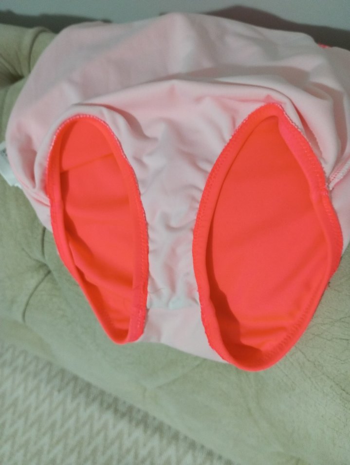 Kız Çocuk Pembe Fırfırlı Mayo - Görsel 5