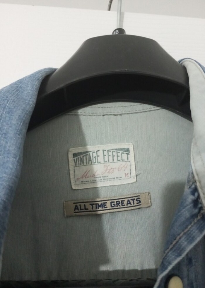 Erkek kot gömlek çok az kullanıldı - Görsel 3