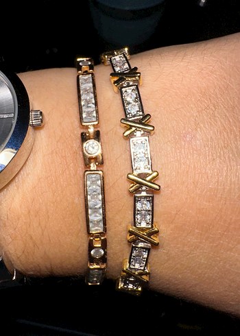 Çelik bileklikler ve kolye - Görsel 2