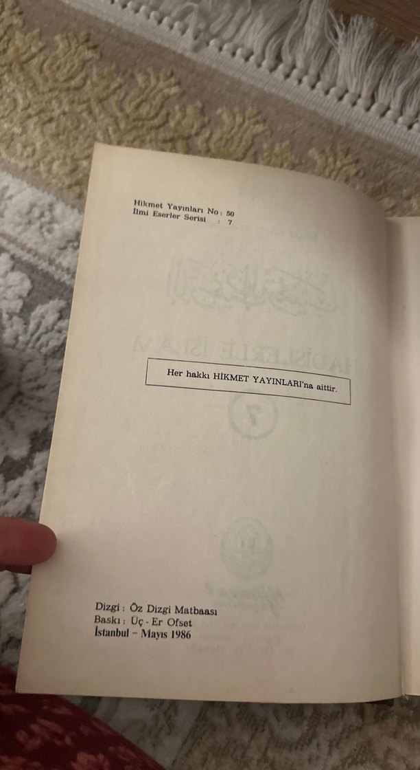 Hadislerle İslam  7 cilt - Görsel 4