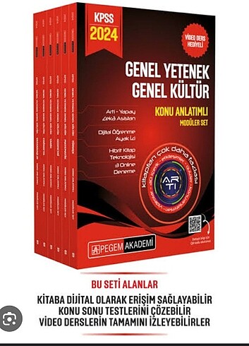 Genel yetenek genel kültür konu anlatım set 
