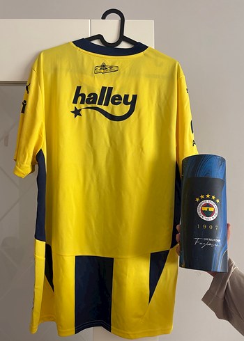 l Beden sarı Renk İmzalı Sıfır Fenerbahçe Forması L Beden Koleksiyonluk