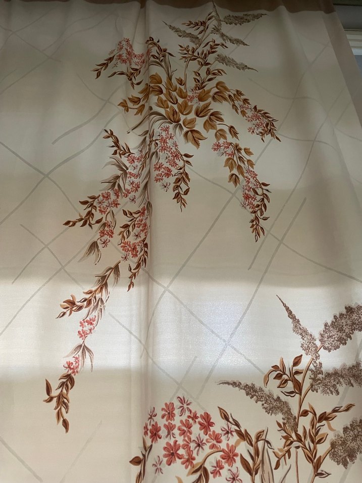 Bej Bağlama Desenli Perde - Görsel 3