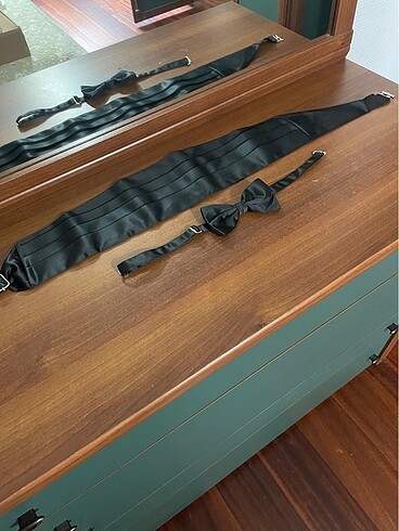 DS damat bel kuşağı ve papyonu - Görsel 2