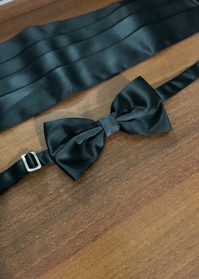 DS damat bel kuşağı ve papyonu - Görsel 4