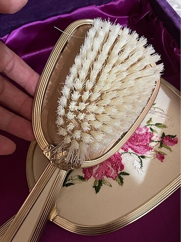 Petit point fırça ayna tarak seti - Görsel 5