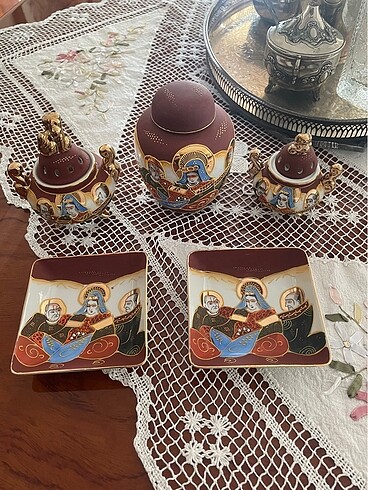 Antika nakasima japon dekoratif ürünler