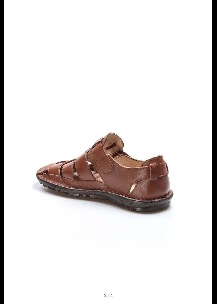 Deri sandalet - Görsel 2