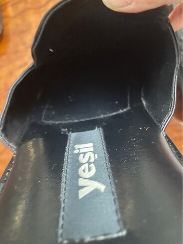 İç dış deri kösele taban el yapımı erkek ev terliği - Görsel 3