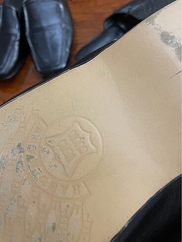 İç dış deri kösele taban el yapımı erkek ev terliği - Görsel 6