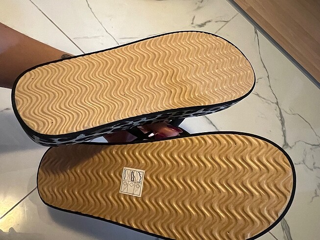 40 Beden Kalin taban leopar terlik