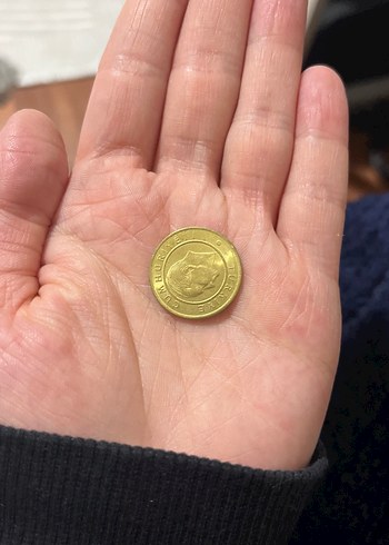 Minimalist Parlak Altın Erkek Rozet - Görsel 2