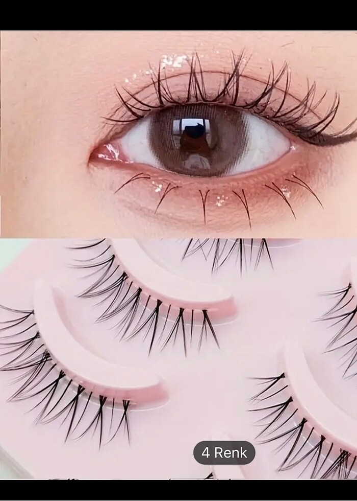 5 cift anime takma kirpik - Görsel 2