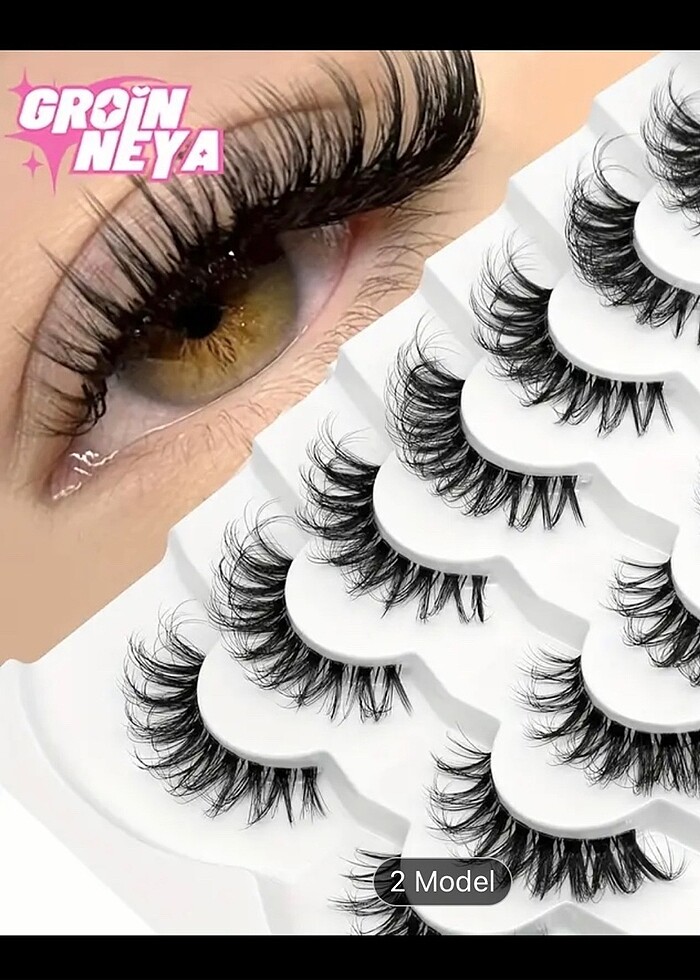 7 cift takma kirpik - Görsel 2