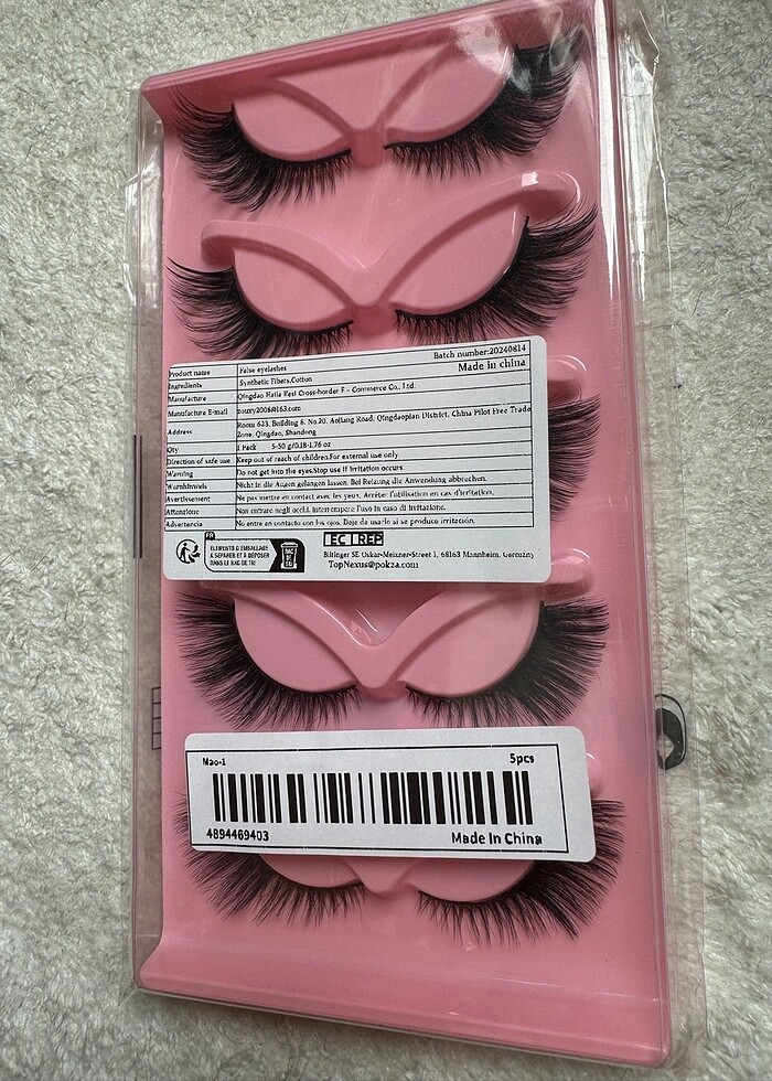 5 cift takma kirpik - Görsel 2