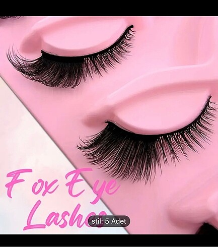 5 cift takma kirpik - Görsel 2
