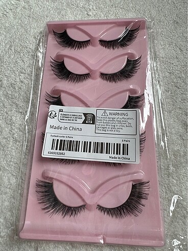 5 cift takma kirpik - Görsel 4