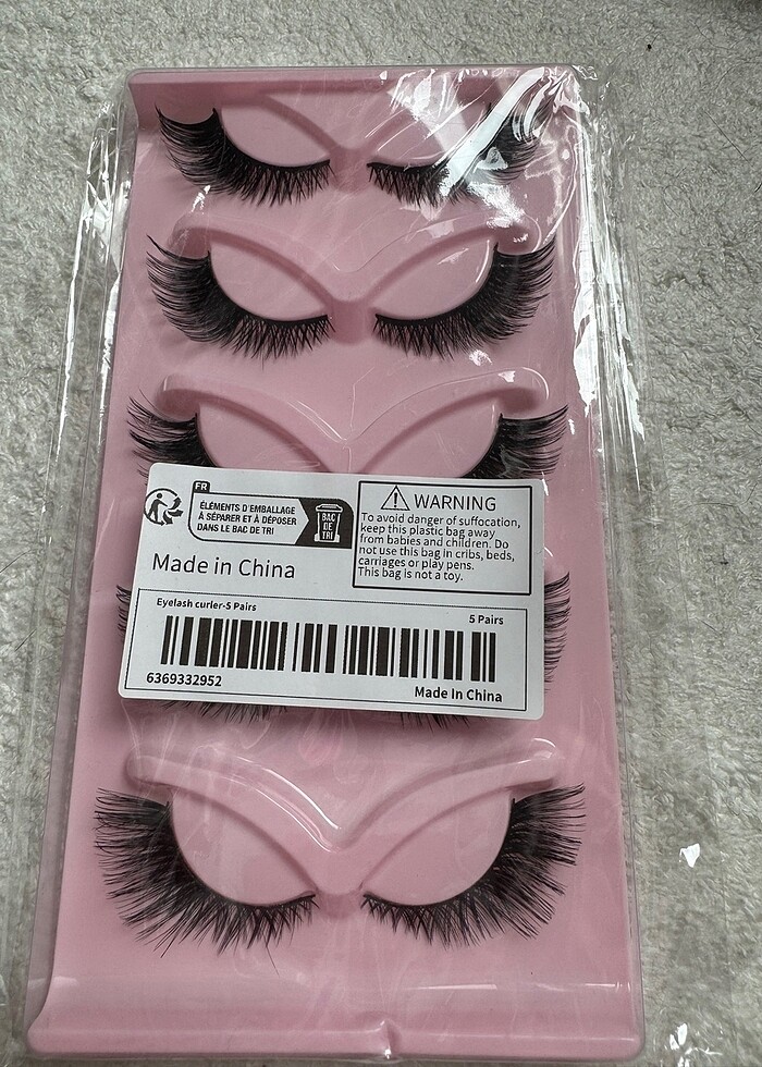 5 cift takma kirpik - Görsel 3