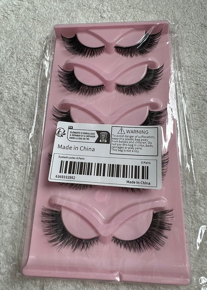 5 cift takma kirpik - Görsel 4