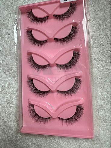 5 li takma kirpik - Görsel 3