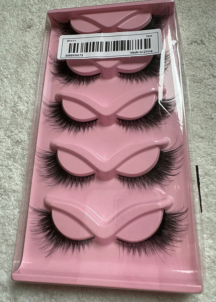 5 cift takma kirpik - Görsel 3