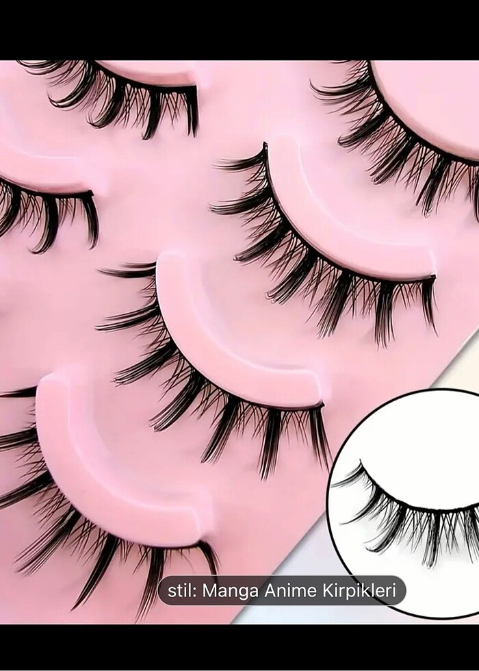 5 li anime kirpik - Görsel 2