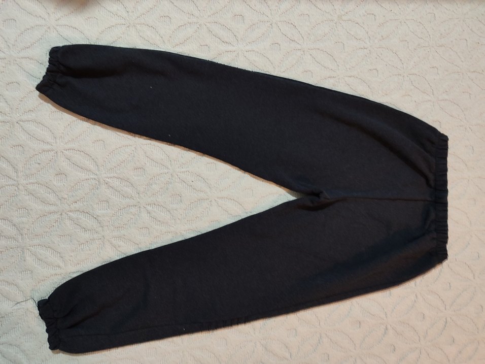 Kadın Siyah Rahat Kesim Eşofman Altı - Görsel 3