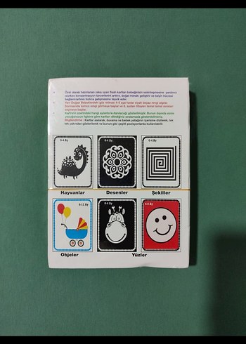 Bebeğimin İlk Zeka Kartları - Renkli Eğitim Oyuncağı - Görsel 2