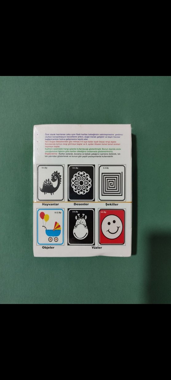 Bebeğimin İlk Zeka Kartları - Renkli Eğitim Oyuncağı - Görsel 2