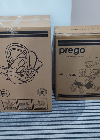 Prego Travel Sistem Bebek Arabası Yeşil-Gri - Görsel 3