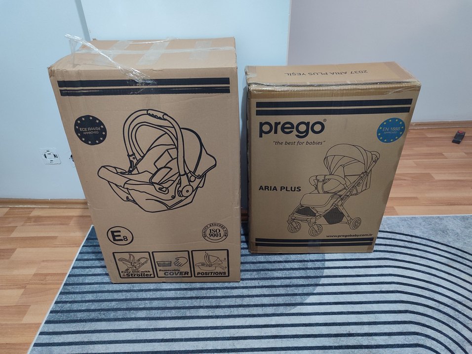 Prego Travel Sistem Bebek Arabası Yeşil-Gri - Görsel 3