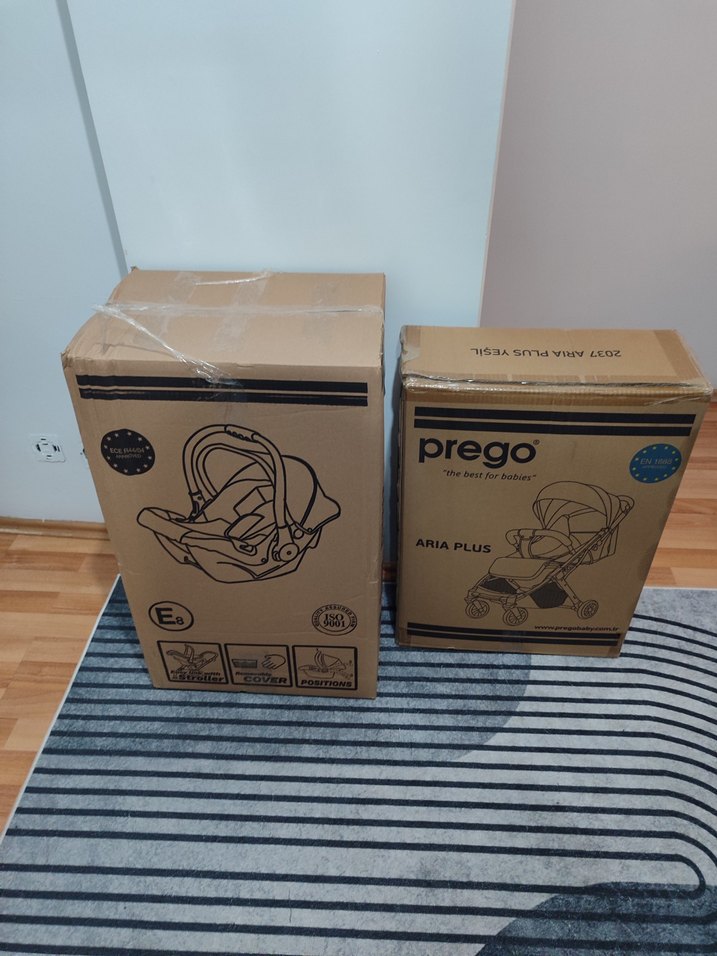 Prego Travel Sistem Bebek Arabası Yeşil-Gri - Görsel 4