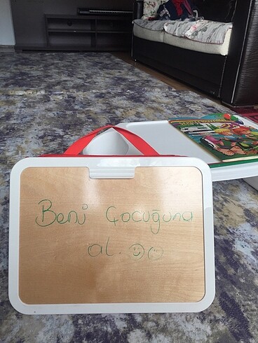 Ikea yazı tahtalı kalemlik aktivite çantası#