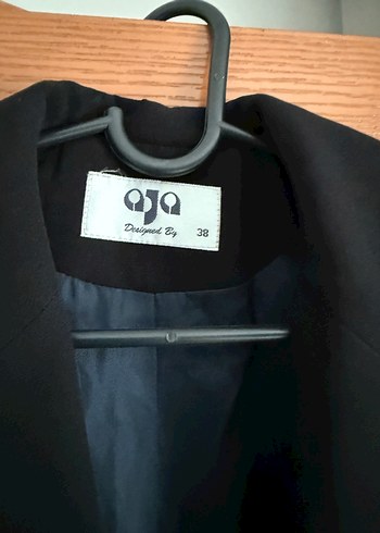 Siyah Kadın Uzun ceket - Görsel 2