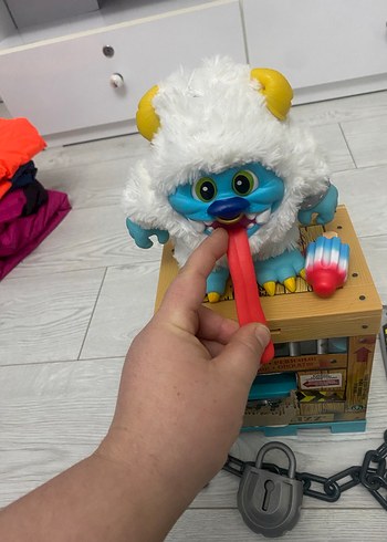 Renkli Mavi Canavar Figürlü Oyuncak - Görsel 3