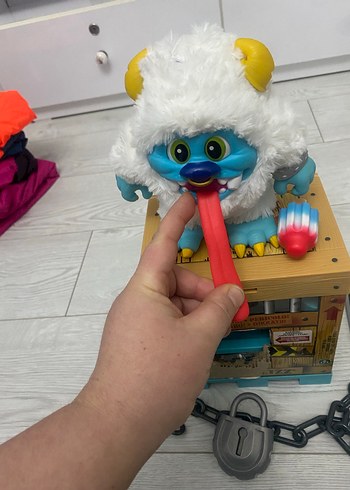 Renkli Mavi Canavar Figürlü Oyuncak - Görsel 4