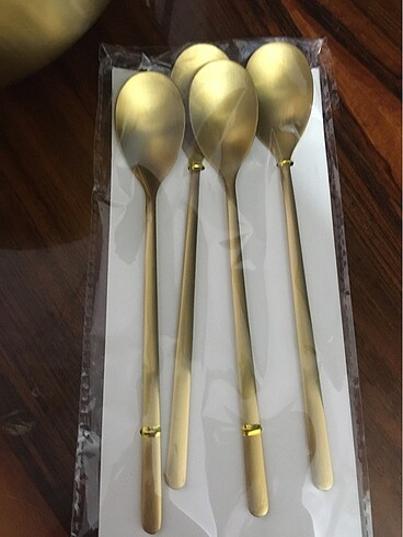 H&M Home Gold tatlı kaşığı