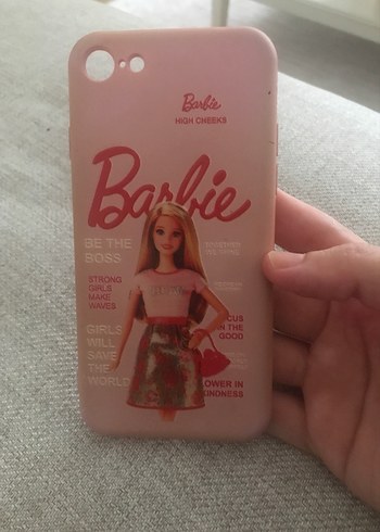 Parlak Pembe Barbie Temalı Telefon Kılıfı ıpone 7
