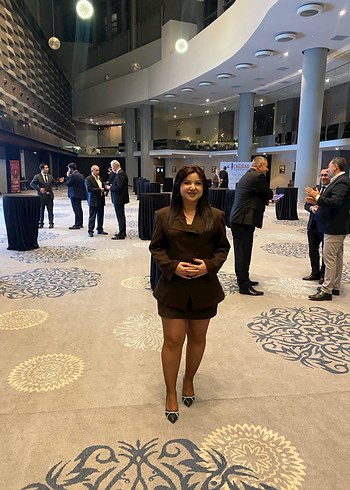 Kadın Kahverengi Mini Blazer Ceket - Görsel 7