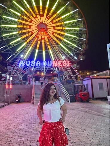 Şort etek kırmızı - Görsel 8