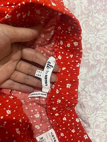 Şort etek kırmızı - Görsel 6